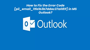 How to solve [pii_email_11fe1b3b7ddac37a081f] error?